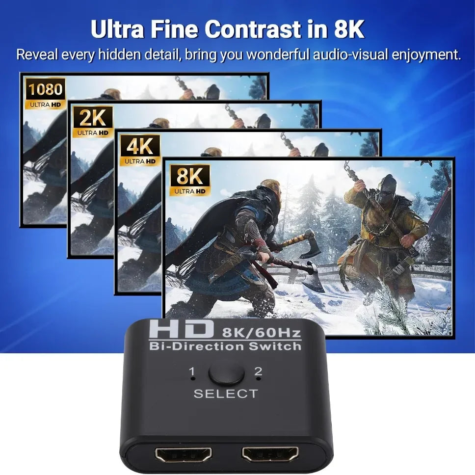 Bidirectional HDMI Switch