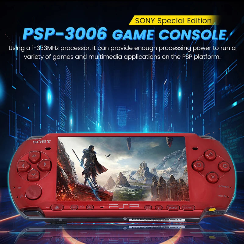 Sony psp 3000 original PlayStation Portable PSP 3000(PSP-3006) Sony original Handheld Arcade Game Console (+Free Games)