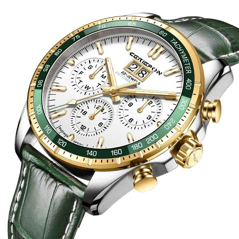 Fashion Men's Mechanical Automatic Watch Pagani Design Watches for Man Leather Band Sport Wristwatches Relogio Masculino - Maliame Store