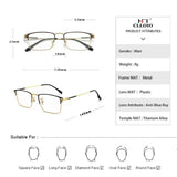 Lunettes de lecture d'affaires ultralégères