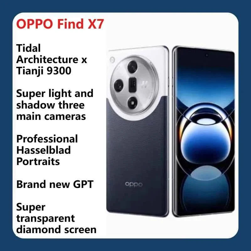 OPPO Find X7 Smartphone 50MP Ultra Camera 6.82'' AMOLED 120Hz Display 100W Fast Charging 5000mAh Battery Global Version Unlocked - Maliame Store