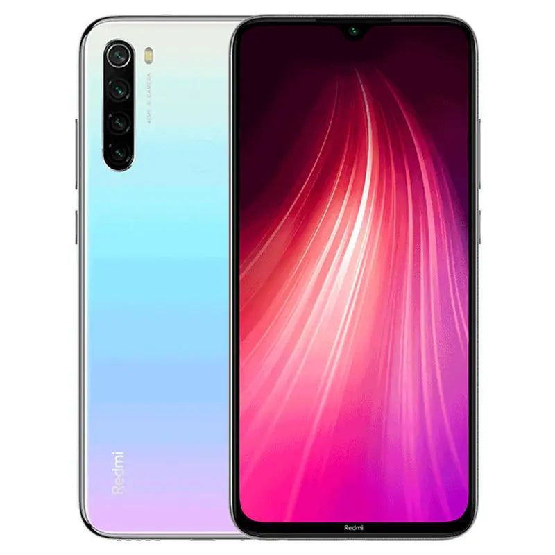 Smartphone Xiaomi Redmi Note 8 6Go 128Go Firmware Global avec coque de protection Téléphone Android original Batterie 4000mAh Quadruple appareil photo