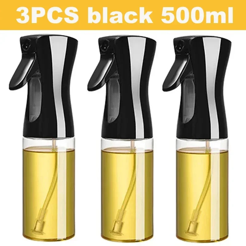 200/300/500ml Oil Spray olive oil spray Bottle Kitchen Cooking  Dispenser Camping  Baking Vinegar Soy Sauce Sprayer Containers - Maliame Store