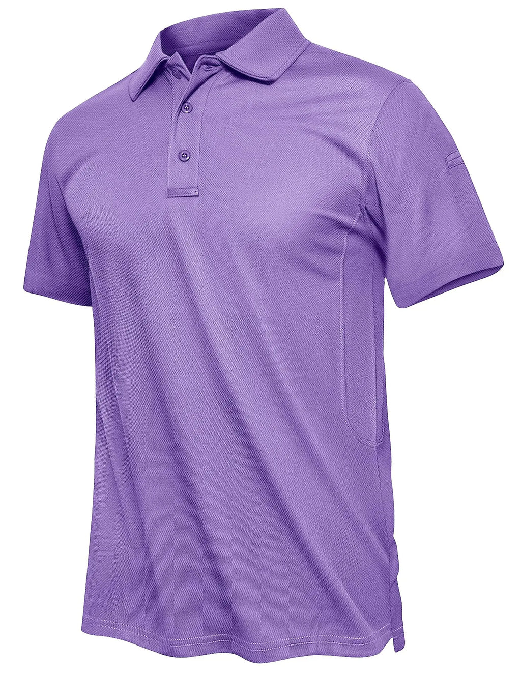 TACVASEN Summer Polo Tee Shirts Men's Short Sleeve Quick Dry T-shirt Breathable Work Shirt Fishing Hiking Golf Polos Top Man - Maliame Store