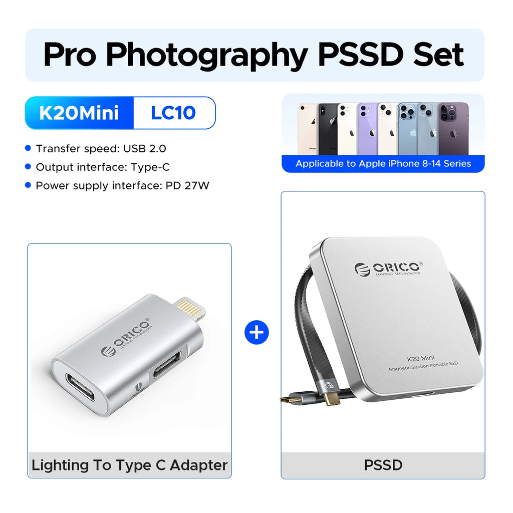 ORICO K20Mini Magnetic External SSD