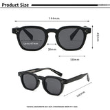 Small Frame Square Sunglasses for Women