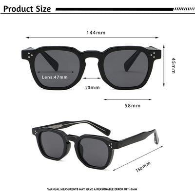 Small Frame Square Sunglasses for Women