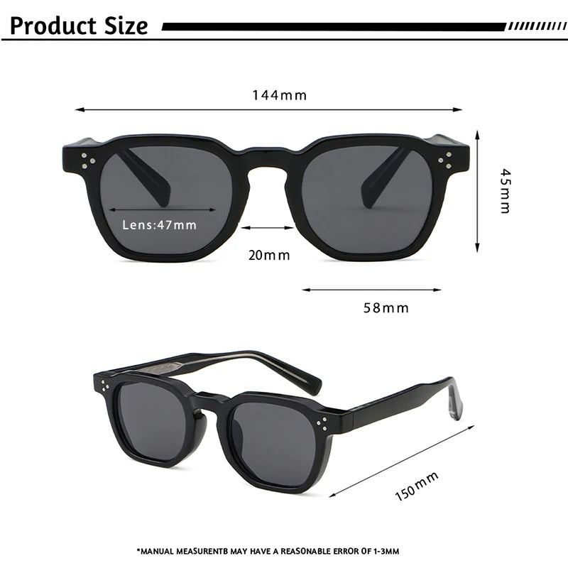 Small Frame Square Sunglasses for Women
