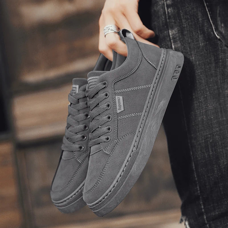 Men's Shoes 2025 New Spring Work Safety Shoes, Anti-slip, Wear-resistant, Versatile Casual Sports Work Shoes, Men's Board Shoes