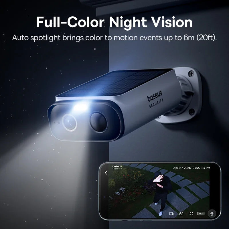 Baseus S1 Lite 2K Solar Security Camera
