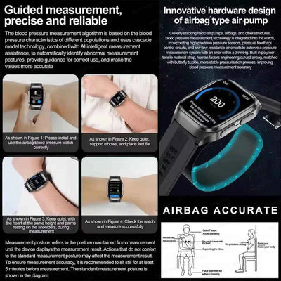 Smart AI Diagnostic Smartwatch - Transform Your Health in Real-Time!