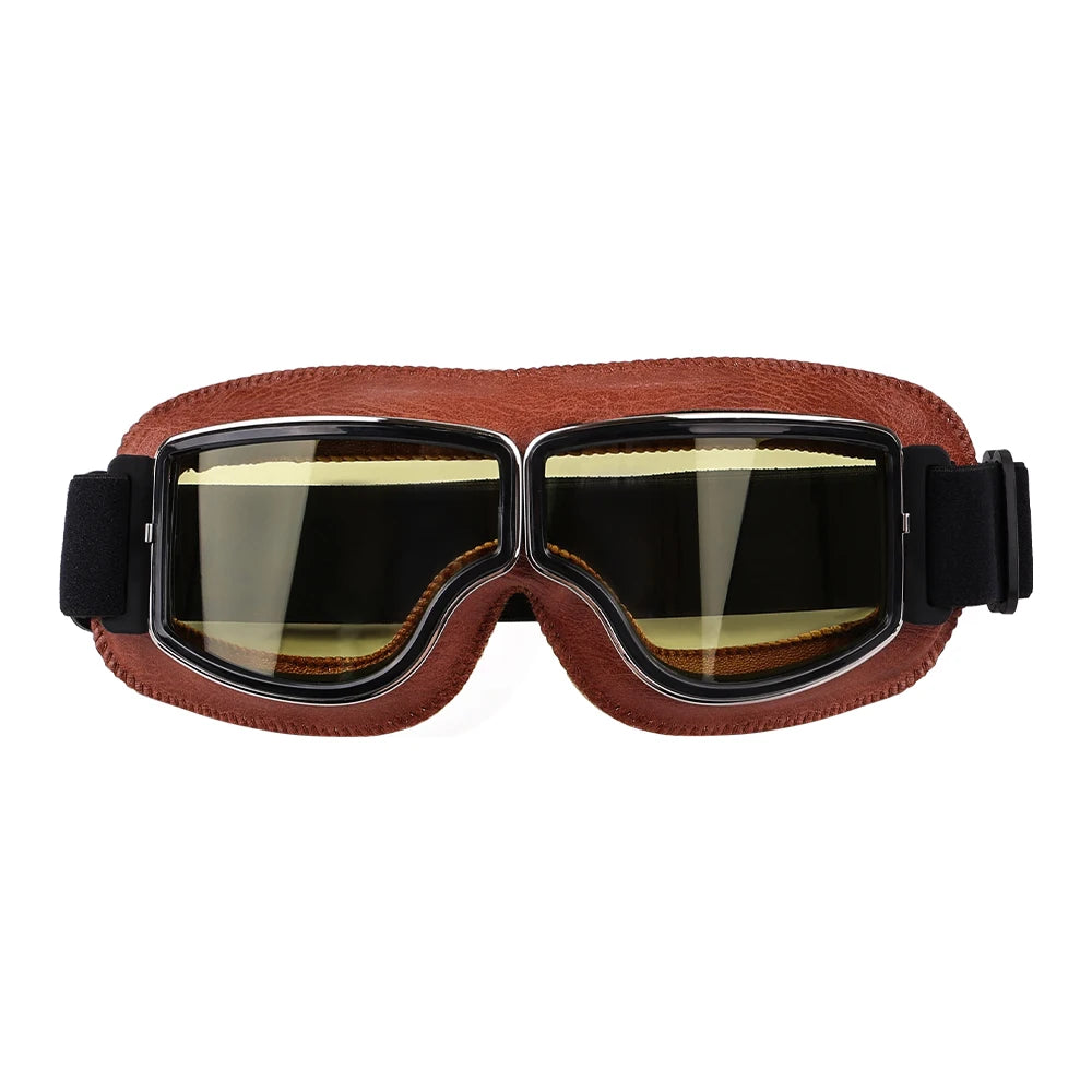 Retro Helmet Goggles For Motorcycle Universal Motocross Glasses With Breathable Hole Sunglasses Accessories Motorcycle Glasses - Maliame Store