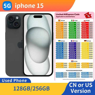 Apple iPhone 15 Smartphone d'occasion - Appareil d'occasion de haute qualité