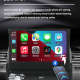 Universal 1 Din Retractable autoradio