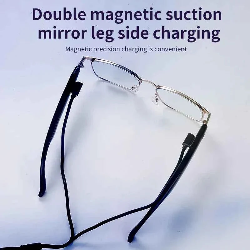 CLLOIO Bluetooth Smart Glasses Myopia Prescription Photochromic Sunglasses for Men and Women Anti Blue Ray Reading Glasses - Maliame Store