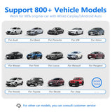 Adaptador inalámbrico CarPlay Android Auto: adaptador USB tipo C Plug & Play 2 en 1