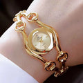 Luxury Women Bracelet Watch - Elegant Fashion Steel Quartz Wrist Watches for Ladies, High Quality Gold Timepieces - Maliame Store