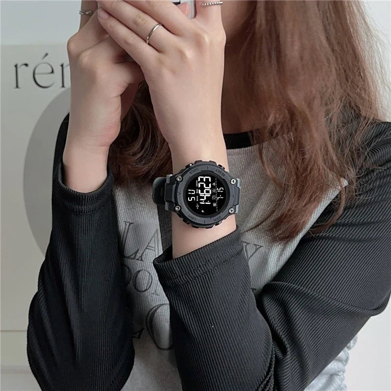 Men's Watches | Led+Timer+Stopwatch+Alarm Clock | Lightweight and Resistant to Falling | Men's and Women's Gym Outdoor Universal Fashion Electronic Watch - Maliame Store