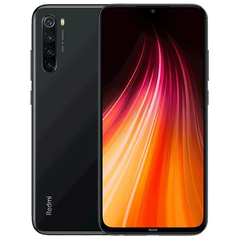 Smartphone Xiaomi Redmi Note 8 6Go 128Go Firmware Global avec coque de protection Téléphone Android original Batterie 4000mAh Quadruple appareil photo