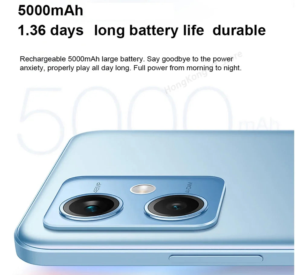 Smartphone Global Rom Xiaomi Redmi Note 12 5G 128GB/256GB écran GOLED 6,67'' 120Hz Snapdragon 4 Gen1 Double appareil photo 48MP 33W, occasion