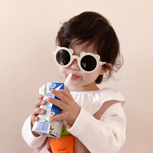 Foldable Kids Bear Ear Sunglasses - Maliame