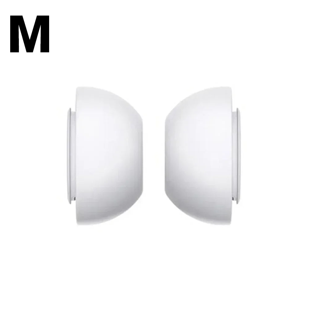 Replacement Eartips For AirPods Pro 1st 2nd Ear Tips Buds Silicone Rubber Eartips Earbuds Cap Gel Accessories XS/S/M/L White - Maliame Store