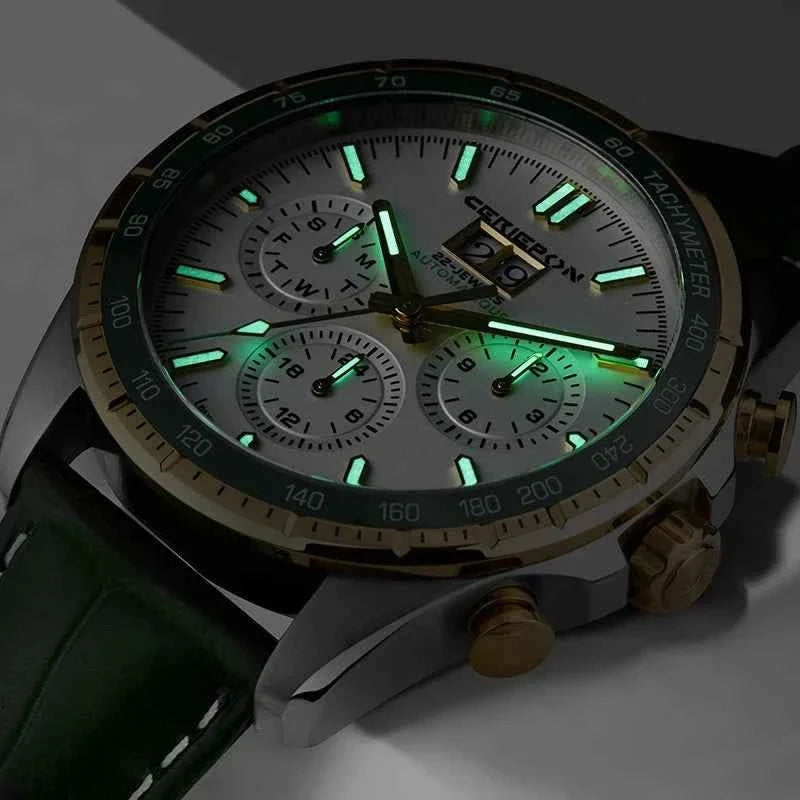 Fashion Men's Mechanical Automatic Watch Pagani Design Watches for Man Leather Band Sport Wristwatches Relogio Masculino - Maliame Store