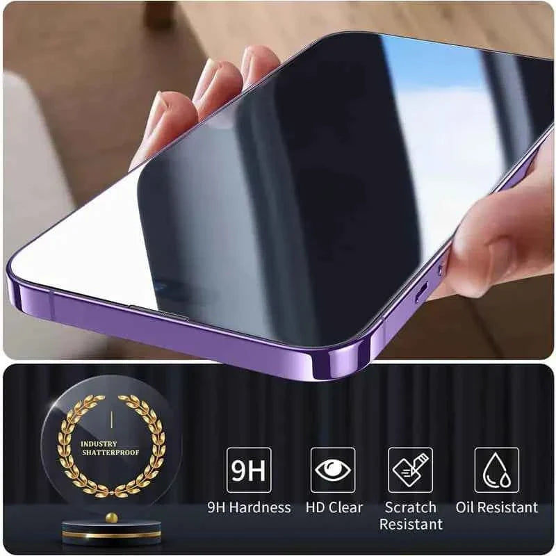 Tempered Glass for iPhone 14 Pro 15 16 17 13 12 11 pro max screen protector for iphone 15 pro mica for iphone 13 14 pro glass - Maliame Store