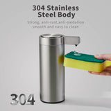 Automatic Soap Dispenser Stainless Steel for Effortless Kitchen Cleanliness