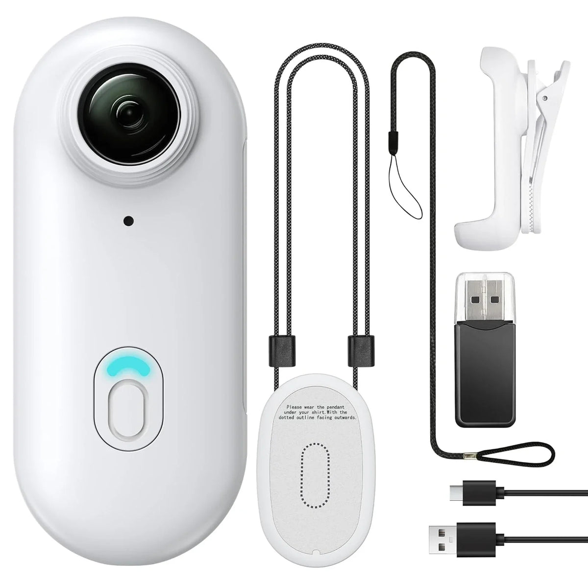 Mini Body Camera with Magnetic Mount