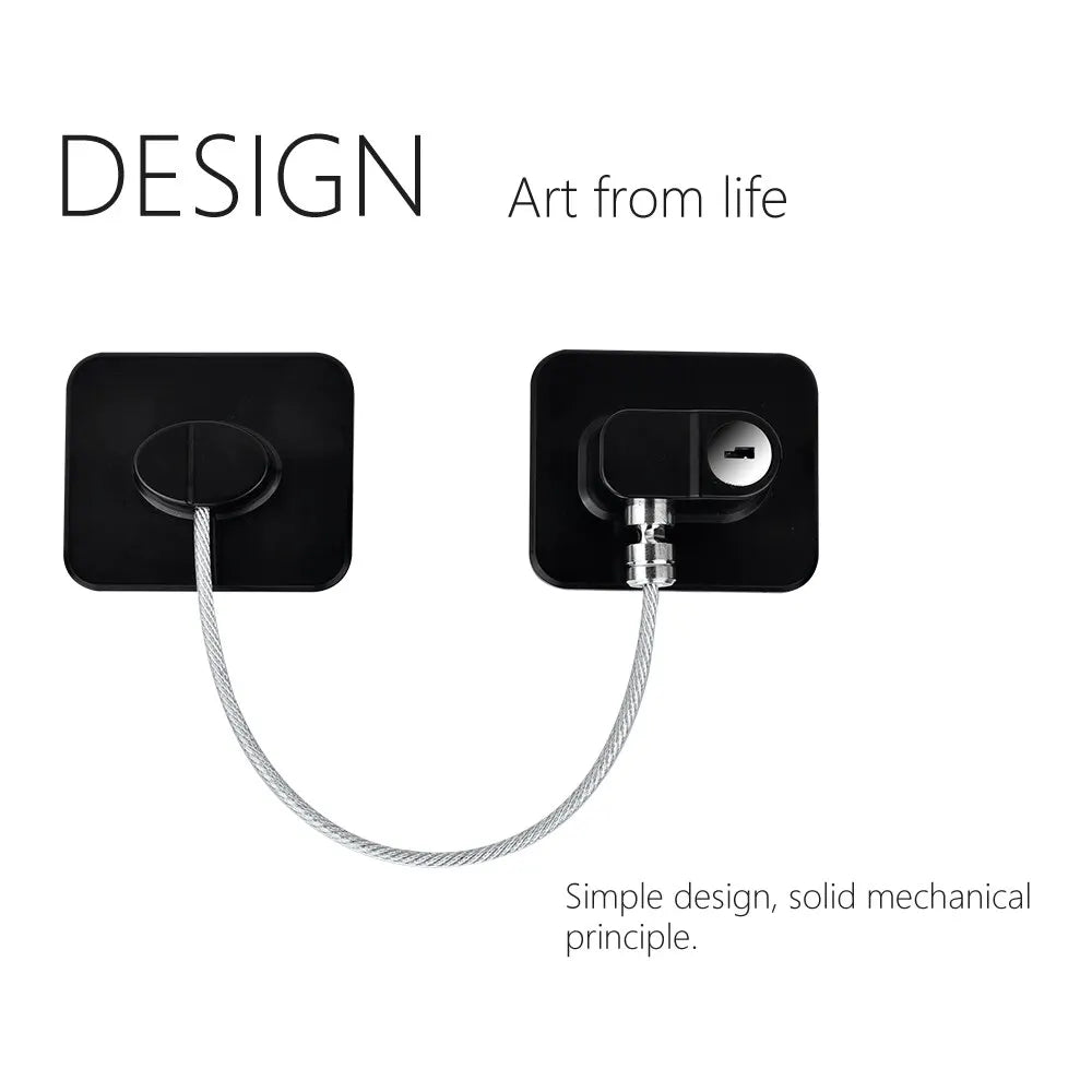 Baby Child Safety Lock Window Refrigerator Opening Security Cable Door Lock For Kids Safety Protector Protection Child Safety - Maliame Store