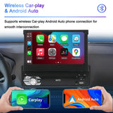 Universal 1 Din Retractable autoradio