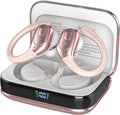 Bluetooth Headphones Wireless Earbuds 5.3 Sports Earbuds 75H Playtime IPX7 Waterproof LED Power Display Over Ear Buds Deep Bass