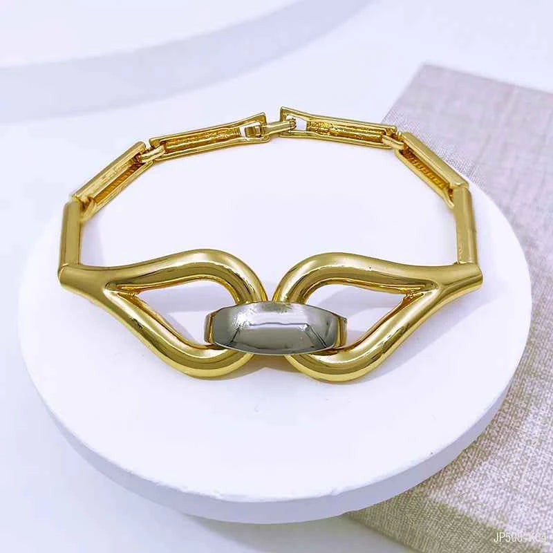 Arabic Jewelry Set For Women Charm 18k Gold Plated Full Jewelry Black And Gold Color Necklace Set Party Accessories