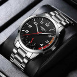NIBOSI Car Wheel Watch for Men - Stylish and Durable Timepiece