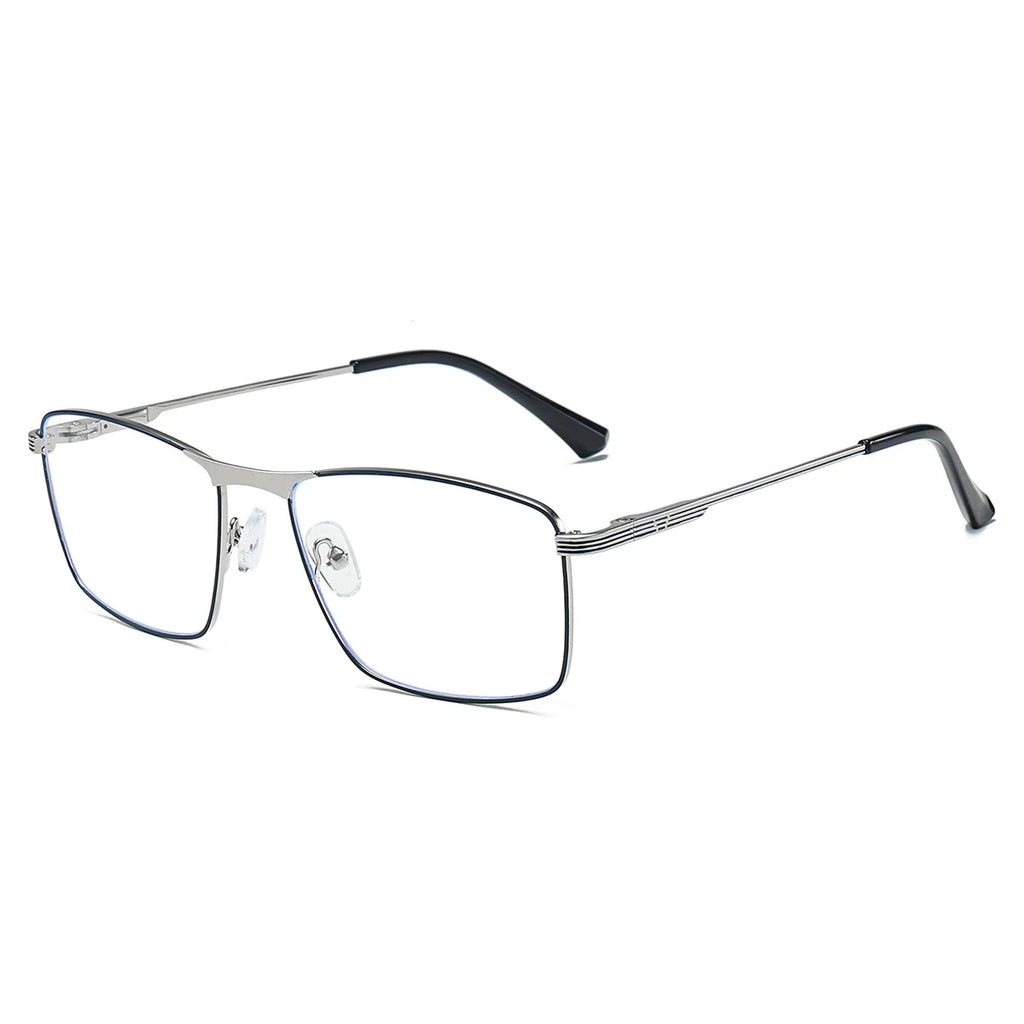 JMISUS 2025 Fashion Alloy Square Prescription Glasses Man Anti-Blue Light/Photochromic Myopia Eyewear Optical Eyeglasses - Maliame Store