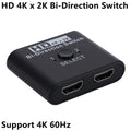 Bidirectional HDMI Switch