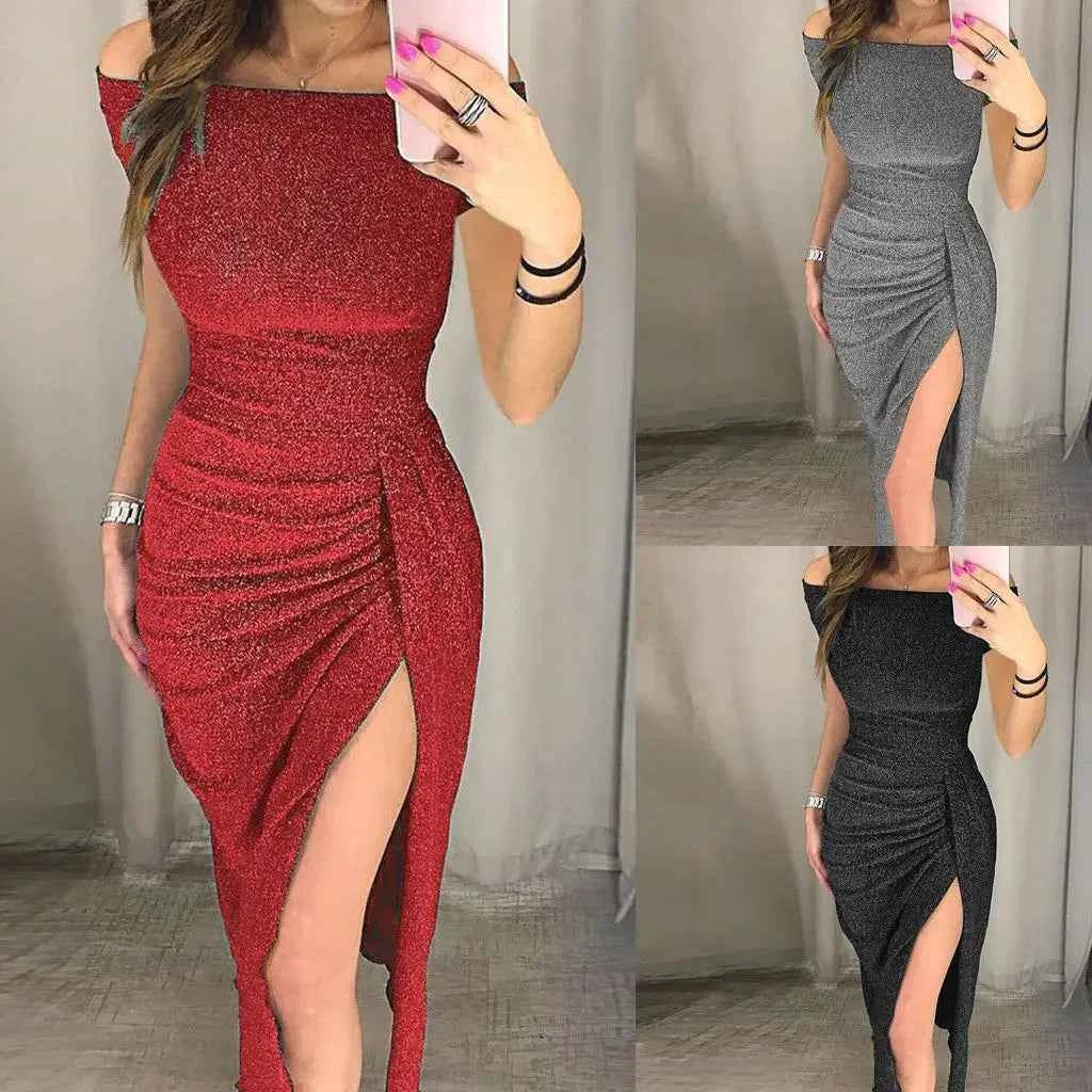 Elegant Shiny Summer 2024 Evening Gown - Sexy Long Dress for Women - Maliame Store