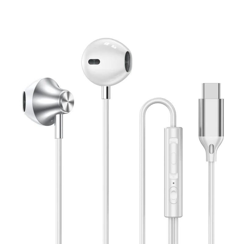 For Samsung Headphones HiFi Surround Sound In-ear USB Type C 3.5mm With wire control Wired Earplugs For Galaxy S24 S23 S22 Ultra - Maliame Store