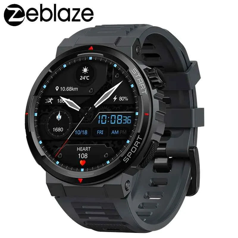 Reloj inteligente Zeblaze Ares 3 Plus: reloj inteligente para fitness y bienestar con llamadas Bluetooth y pantalla AMOLED HD de 1,43