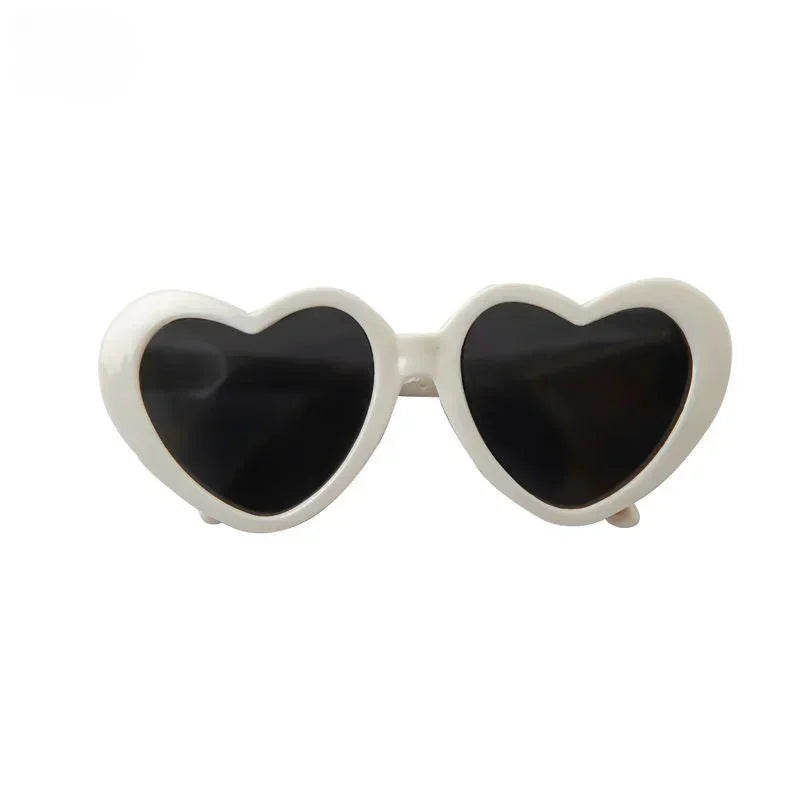 для собак Dog Glasses Pet Heart Glasses Cat Accessories Puppy Photos Tools Decorations for Dog Summer Party Eyewear Glasses - Maliame Store