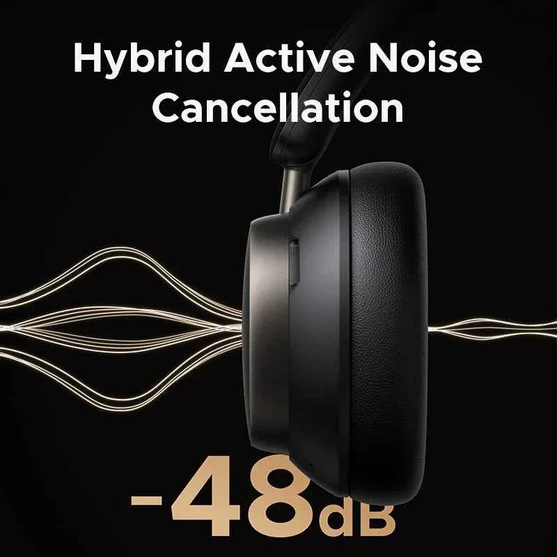 UGREEN Studio Pro 48dB ANC Wireless Headphones Over Ear Bluetooth Earphones Active Noise Cancellation Hi-Res LDAC 120h Playtime - Maliame Store
