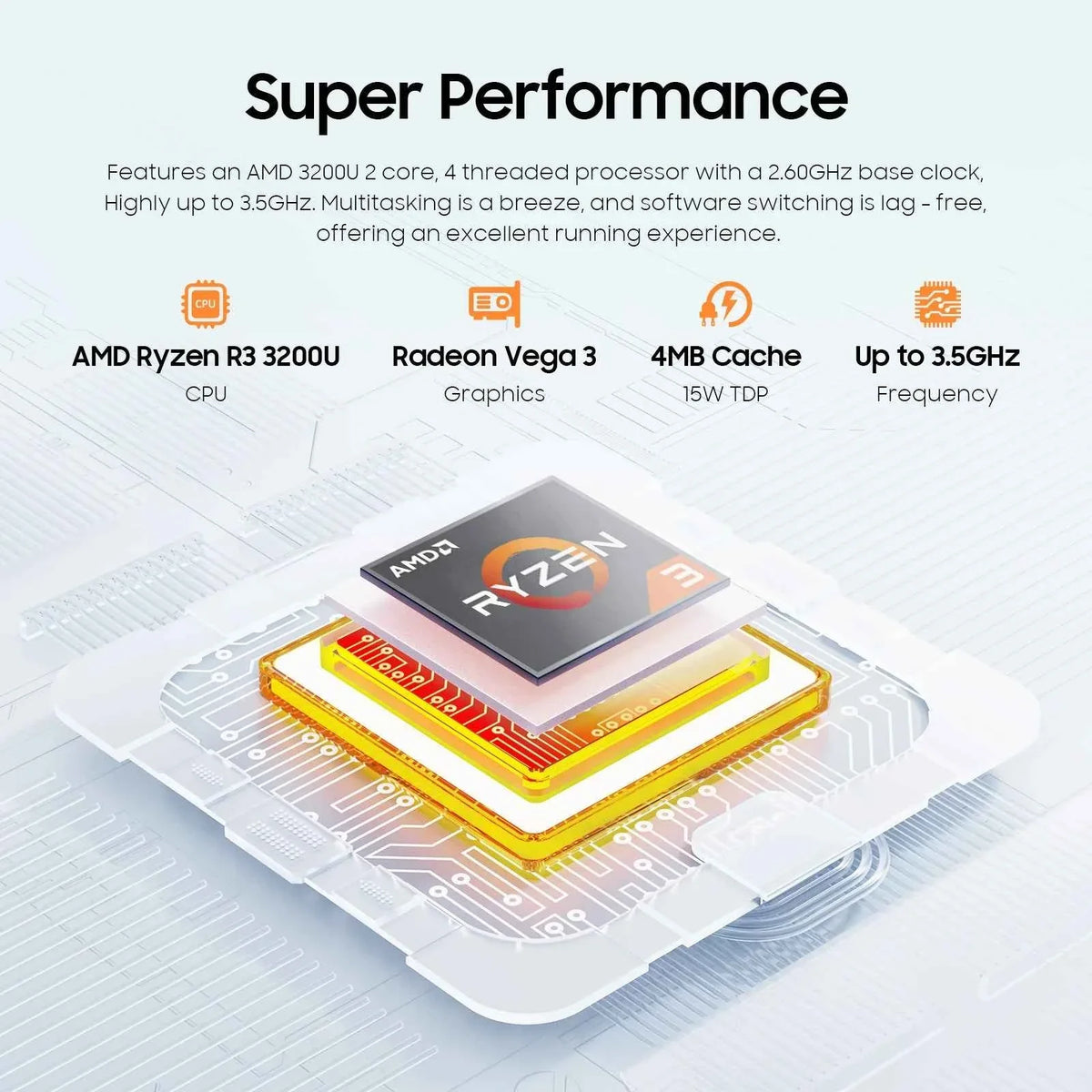 2 in 1 Laptop Computer,15.6" 16GB 512GB Touchscreen , AMD Ryzen R3 3200U, Radeon Vega 3, 1920x1080 FHD Display Blacklit Keyboard - Maliame Store
