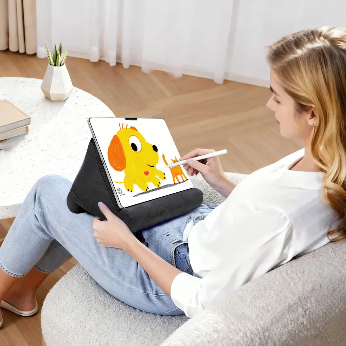Multi-Angle Tablet Pillow Stand