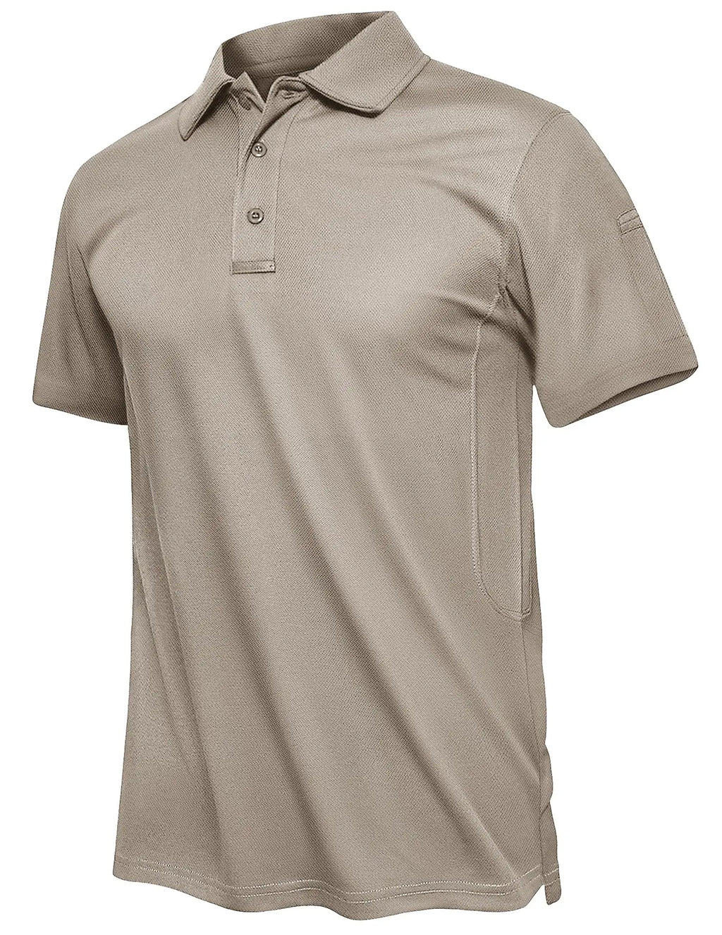 TACVASEN Summer Polo Tee Shirts Men's Short Sleeve Quick Dry T-shirt Breathable Work Shirt Fishing Hiking Golf Polos Top Man - Maliame Store