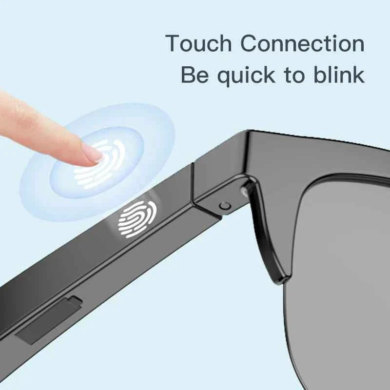 Bluetooth Smart Glasses for Sports - Touch Based Intelligent Technology