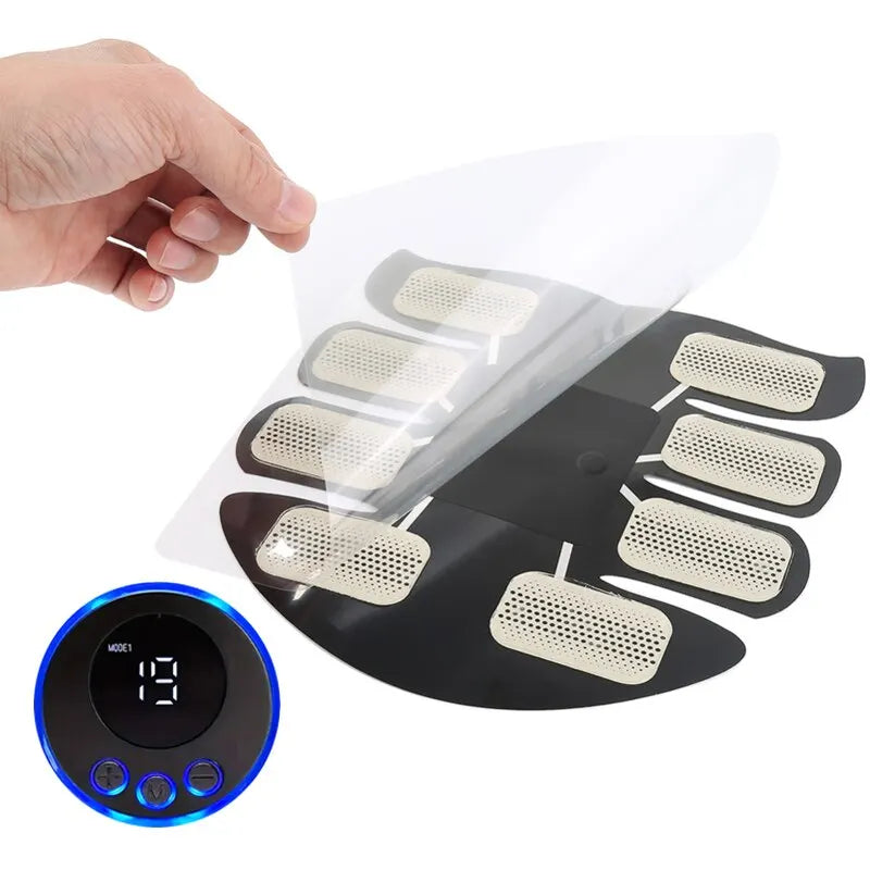 Abdominal Muscle Massager Fitness ABS Arm Training Patches Muscle Exercise Instrument USB Charging Home Men - Maliame Store