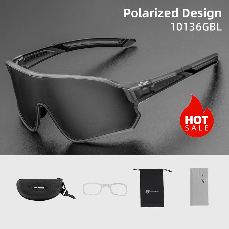 ROCKBROS Polarized Glasses: UV400 Sport Protection Sunglasses - Maliame Store