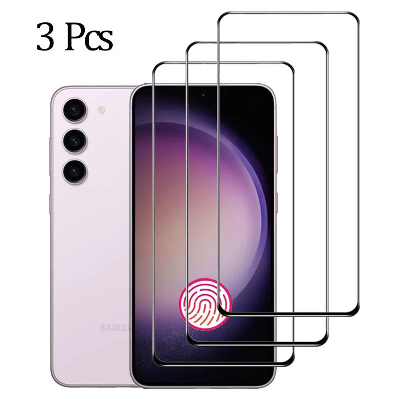 For samsung s24 Glass, s25 s24 ultra Screen Protector For samsung galaxy s23 glass samsung s24 ultra Tempered Glass samsung s23 fe s20 s21 s22 plus Protective Film Galaxy s24 Screen Protector samsung s22 - Maliame Store