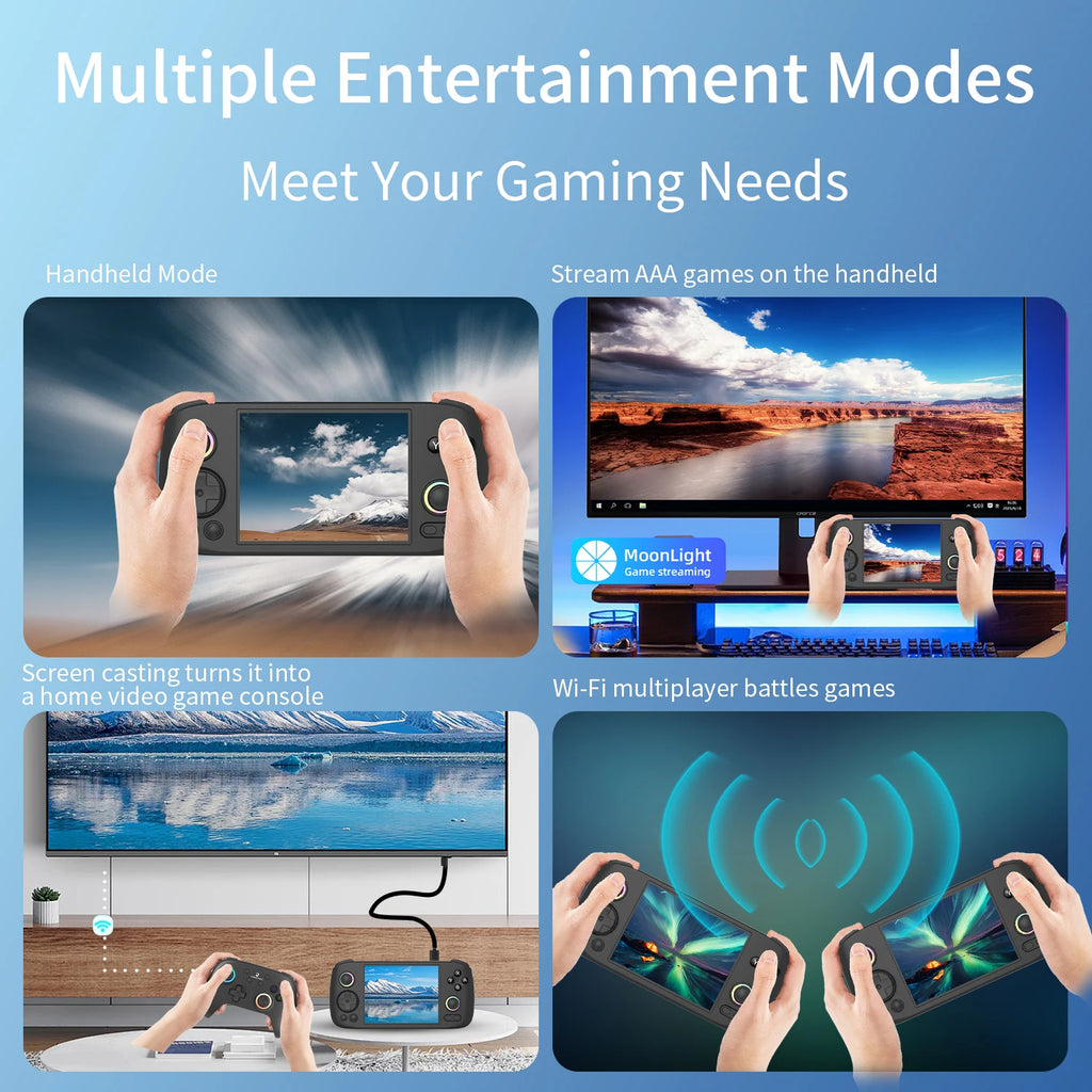 ANBERNIC RG 406H Handheld Game Console 4" IPS Multi-touch Screen Android 13 RG406H Retro Video Games Players Support FOTA Update